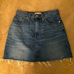 Madewell Jean Skirt